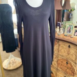 Eileen Fisher Black Long Sleeve Dress Timeless Elegance